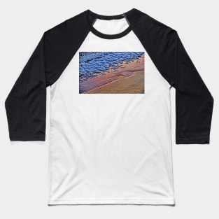 Abstract composition with ice and snow in the evening light Baseball T-Shirt